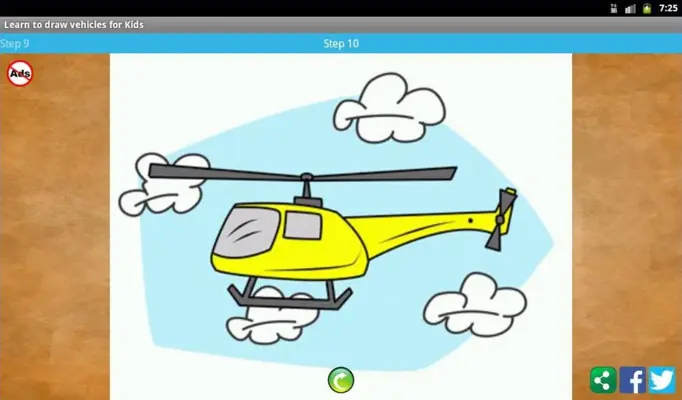 Learn to draw vehicles for Kids android App screenshot 0