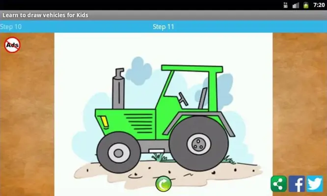 Learn to draw vehicles for Kids android App screenshot 8